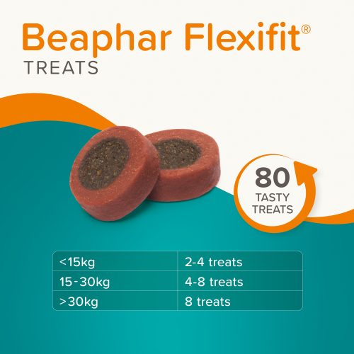 Beaphar Flexifit Treats glukozamin za sklepe in mišice 150g