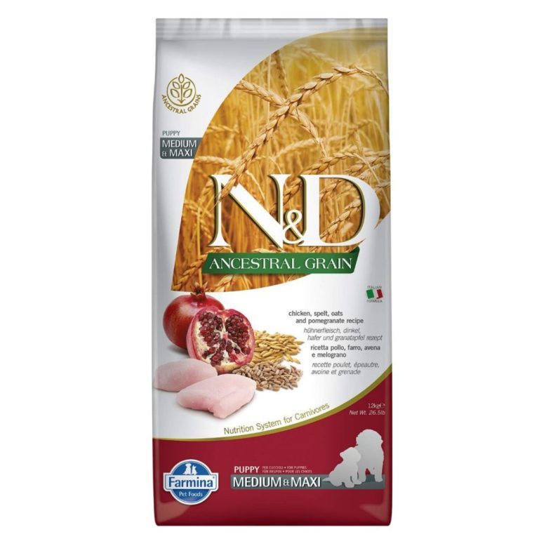N&D Dog Low Grain Puppy Medium&maxi pi&scaron;čanec