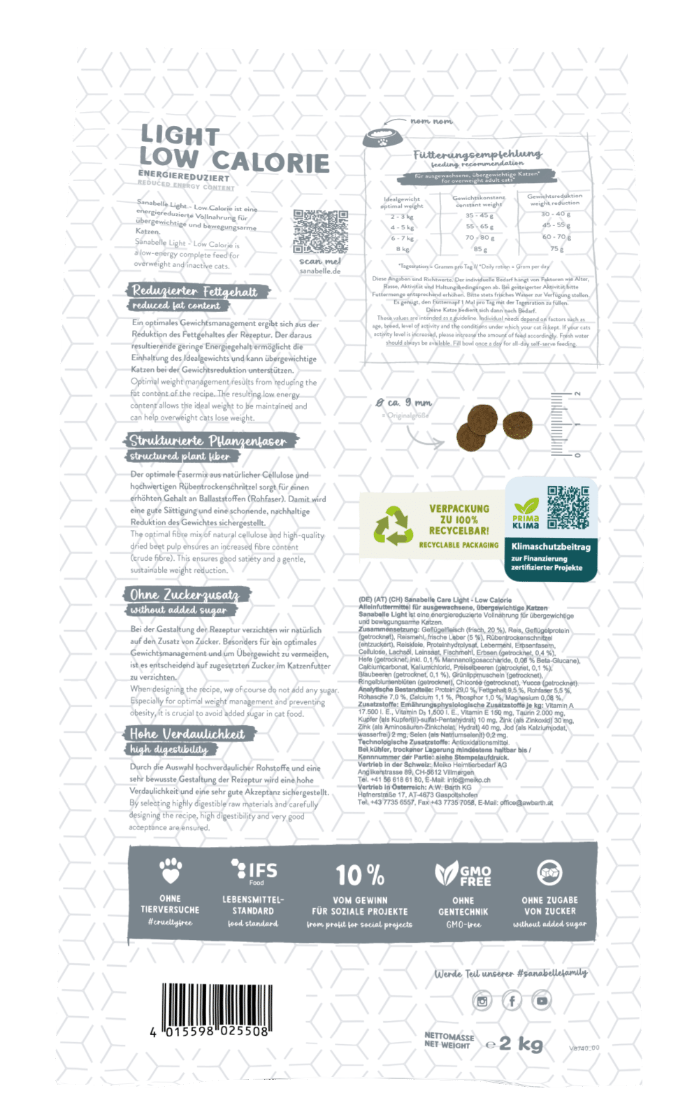Sanabelle Light Low Calorie