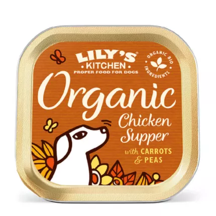 Lily’s Kitchen Organic Supper Adult – piščanec, svinjina, govedina in riba – 150 g