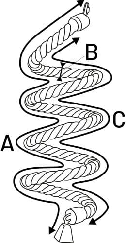 Igrača za ptice vrv bombažna z zvoncem 30cm x 30mm Flamingo