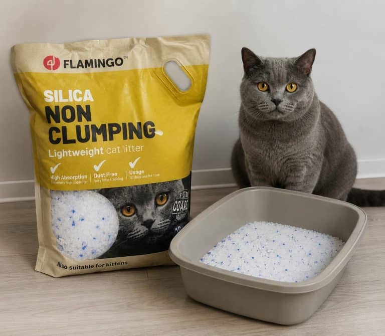 Flamingo mačji silikatni pesek 10L