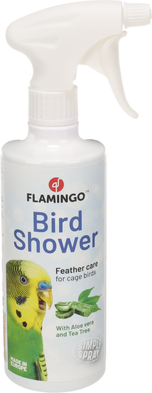 Flamingo Bird Shower sprej - čisti in neguje perje 500ml