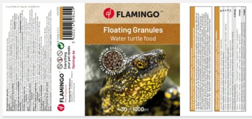 FLAMINGO TURTLE GRANULE naravna hrana za vodne želve 1000 ml