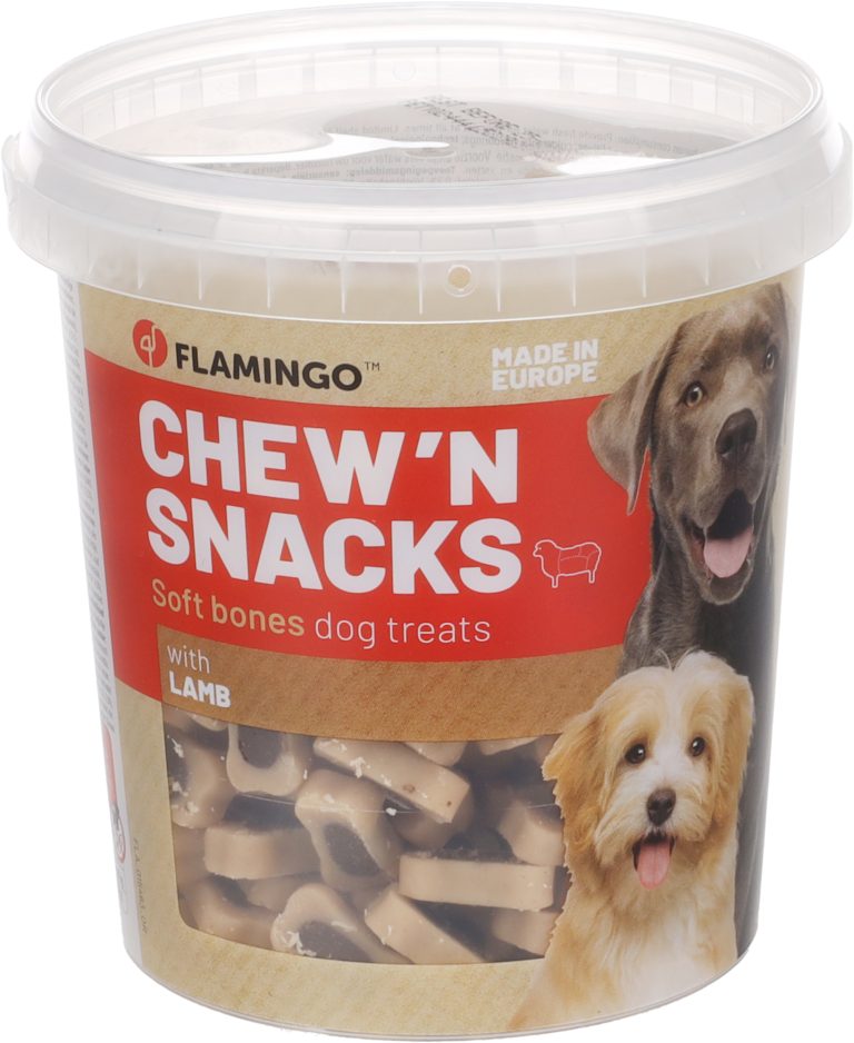Flamingo Chew'n Snack mehke kosti mini z ovčetino 500g