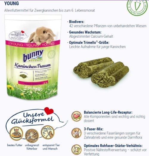Bunny Nature Young Rabbit Dream 500g
