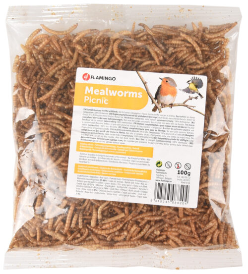 Mealworms 100g – sušeni Zoofobiji Flamingo