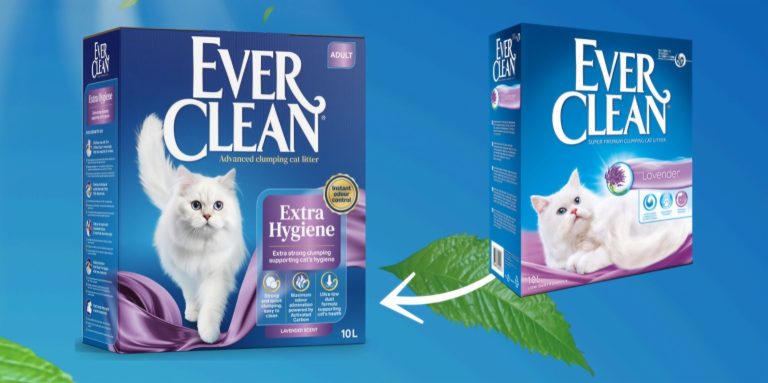 Ever Clean Lavender pesek s sivko za mačje strani&scaron;če 10 l