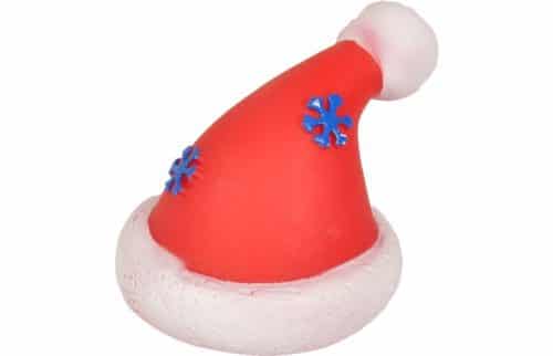 Igrača za pse žoga božično-novoletna vinil 8cm mix Flamingo