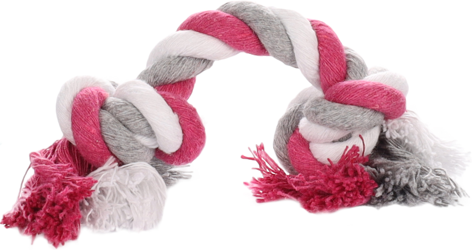 Igrača za pse vleka iz vrvi mini 2 vozla 17cm