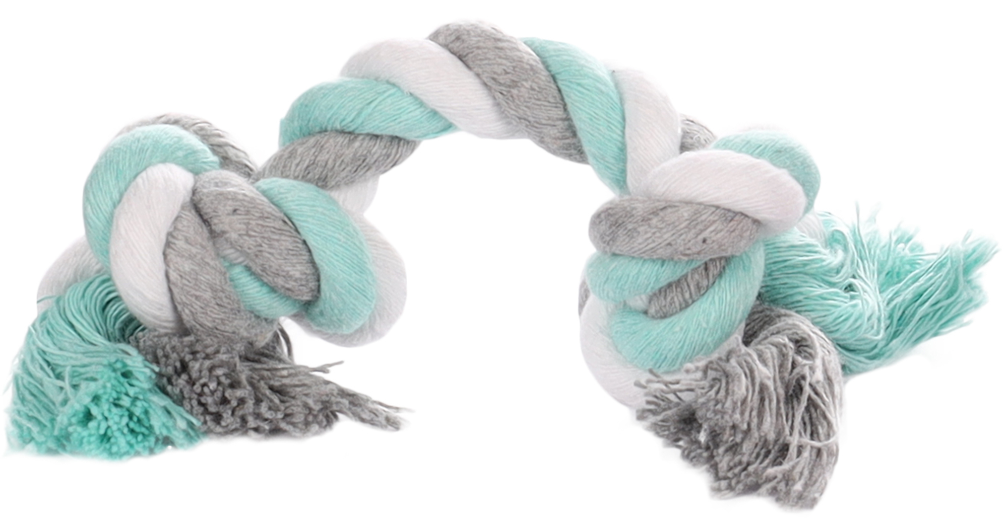 Igrača za pse vleka iz vrvi mini 2 vozla 17cm