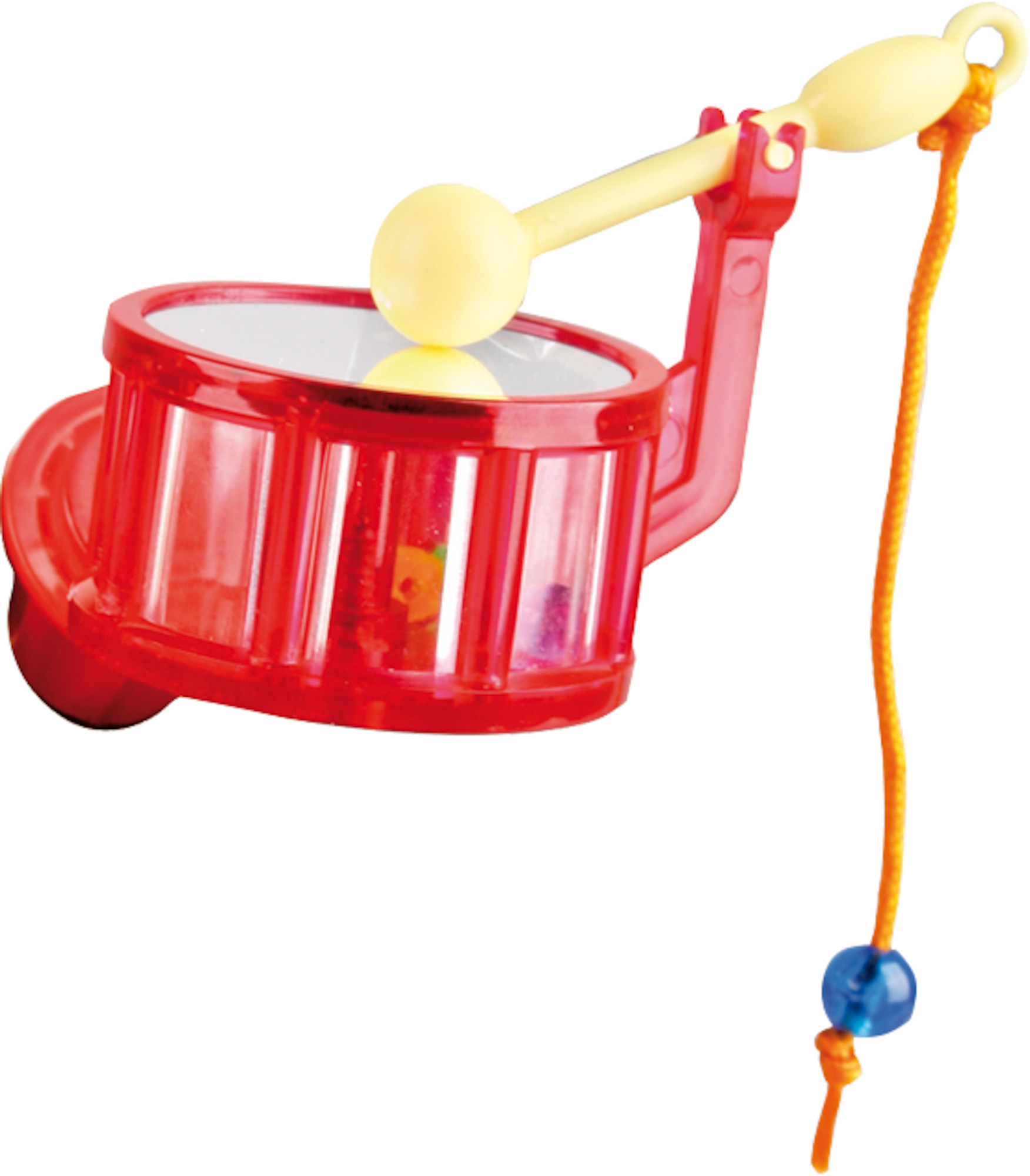 Igrača za papige inštrument z ogledalom in zvončkom 1kos 8 cm Flamingo