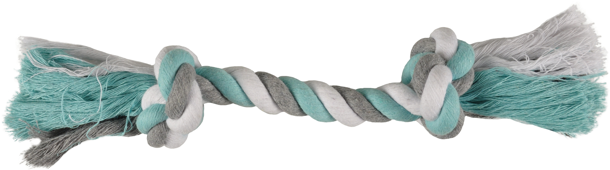 Igrača psi vleka iz vrvi 2 vozla 22cm/80g zelena Flamingo