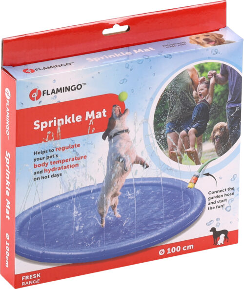 Bazen vodna blazina za pse – fi 100 cm Flamingo