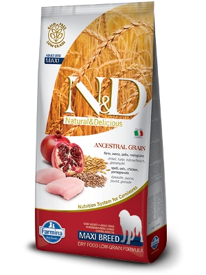 Natural & Delicious Dog Low Grain Adult Maxi piščanec