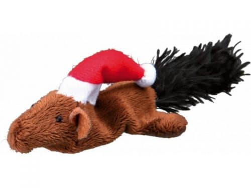 Trixie Mačke Božično-novoletna Igrača pliš miš/veverica 14-17 cm