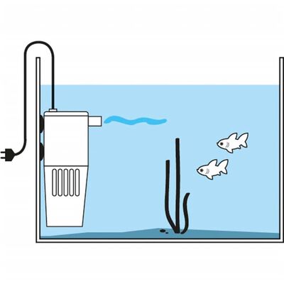 Potopni filter Swordfish 700 l/h max 80 – 200 L akvarij Flamingo