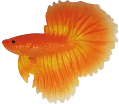 Dekoracija akvarijska plavajoča sijamska bojna ribica betta 5cm