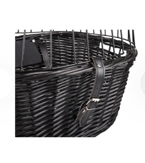 Košara za kolo z mrežo Click Canna črna 46,5X37,5X40,5cm do 12kg