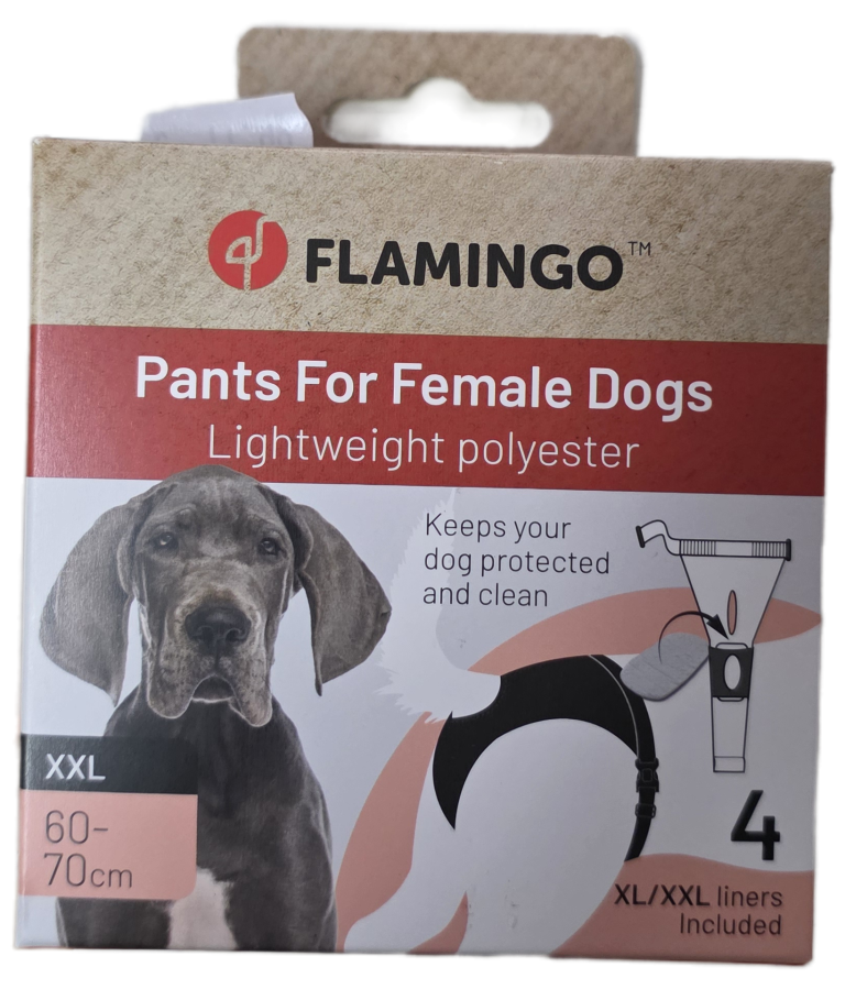 higienske hlačke za psičke, za&scaron;čitne hlačke za psičke, hlačke za goneče psičke, pasje higienske hlačke, pasje hlačke za menstruacijo, hlačke za psičke XXL, higienske hlačke Flamingo, pasje hlačke z vložkom, higienski vložki za pse, za&scaron;čita med gonitvijo, hlačke za starej&scaron;e pse, hlačke za inkontinenco pri psih, higienske hlačke za mačke, pasja higiena, za&scaron;čita pohi&scaron;tva pred madeži, hlačke za psice med menstruacijo, hlačke za gonitev, nastavljive pasje hlačke