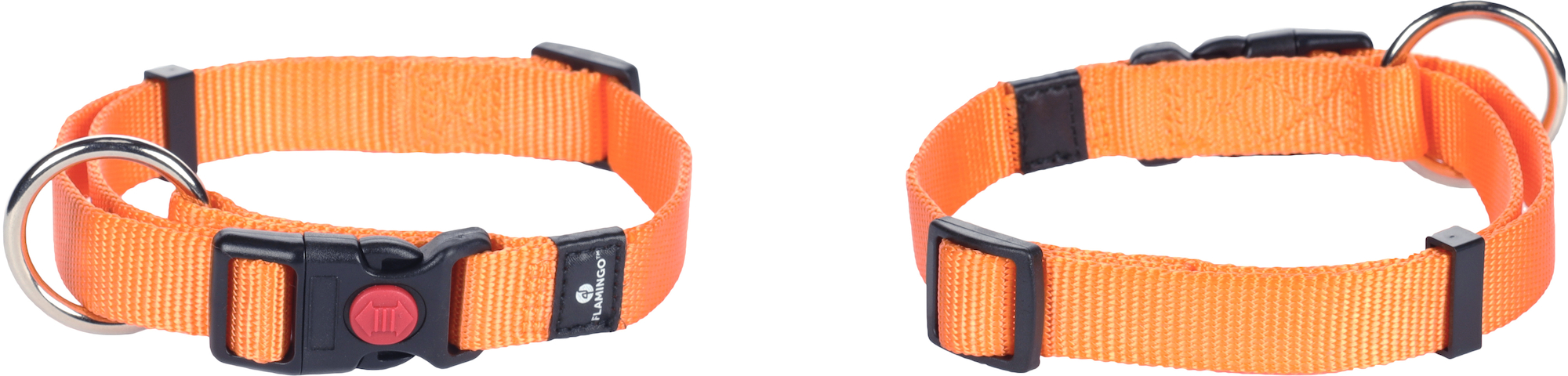 Ovratnica za psa Ziggi oranžna Flamingo