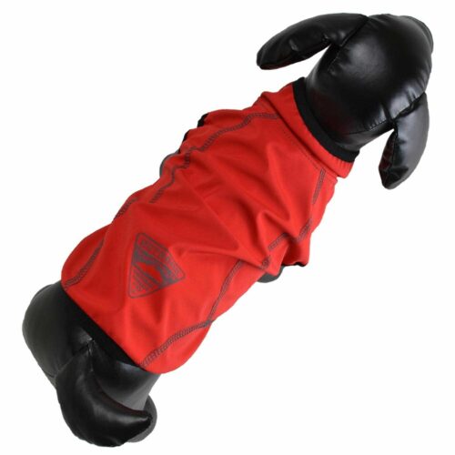 Dežni plašček za pse "Klasik" S 22 -25cm Rdeč