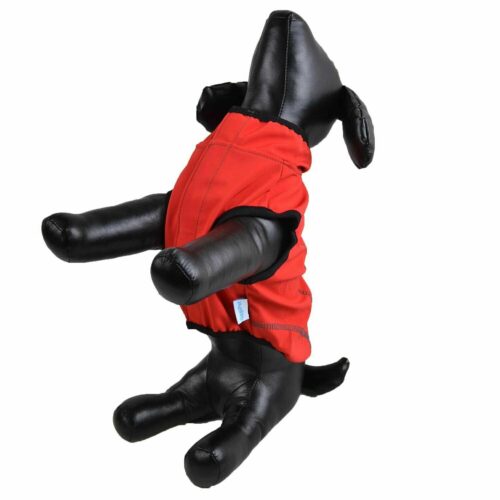 Dežni plašček za pse "Klasik" M 26 -30cm Rdeč