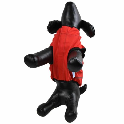 Dežni plašček za pse "Klasik" S 22 -25cm Rdeč