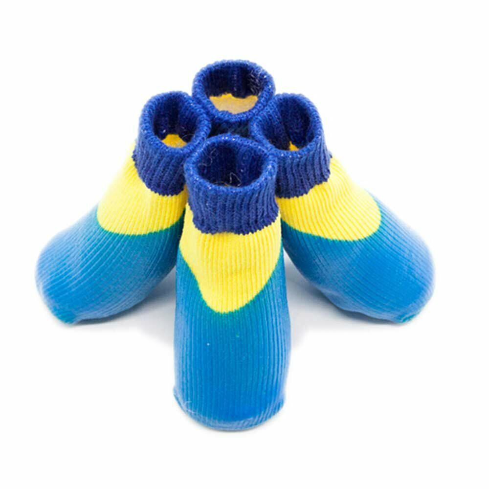 Zimski čevlji za pse - svetlo modri 3 43-52mm