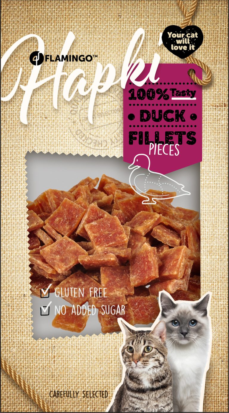 Pribolj&scaron;ki za mačke kocke z raco 85g Flamingo