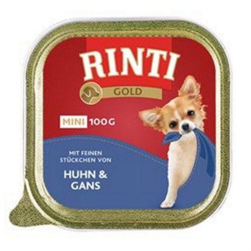 Rinti Gold mini piščanec&gos 100G ALU