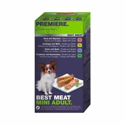 Premiere Best Meat Mini Adult Multipack 8×100 g