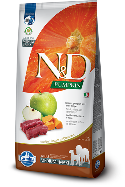 Natural & Delicious Dog Grain-free Pumpkin Adult Medium & Maxi Jelen