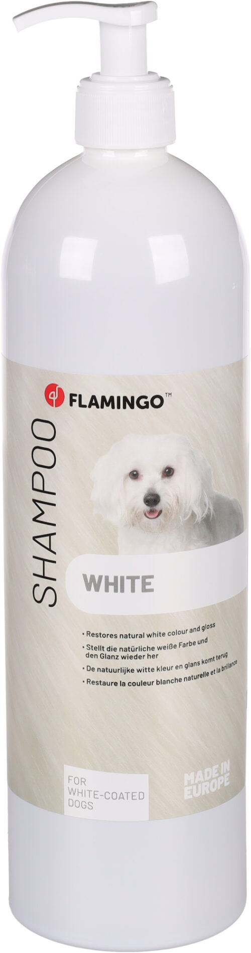 Flamingo šampon za belo dlako 1000ml