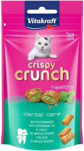 Vitakraft priboljški za mačke Crispy Crunch dental 60 g čiščenje zob