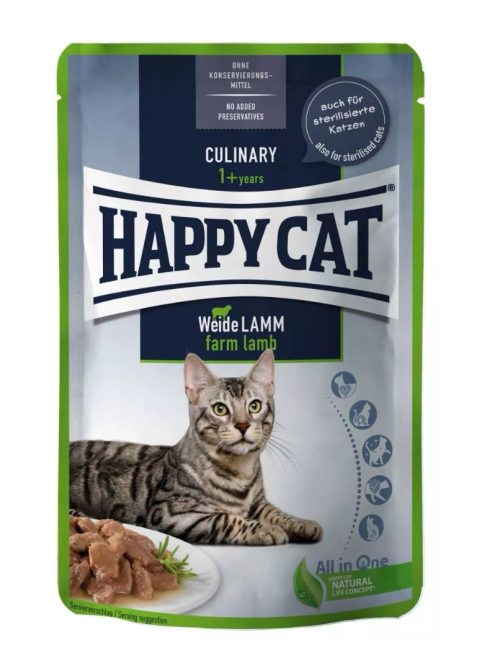 Happy cat hrana za mačke v omaki – culinary jagnjetina 85g