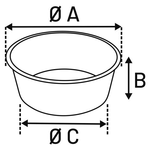 Posoda keramična Antislip Bež 220ml/14cm Flamingo - Image 3