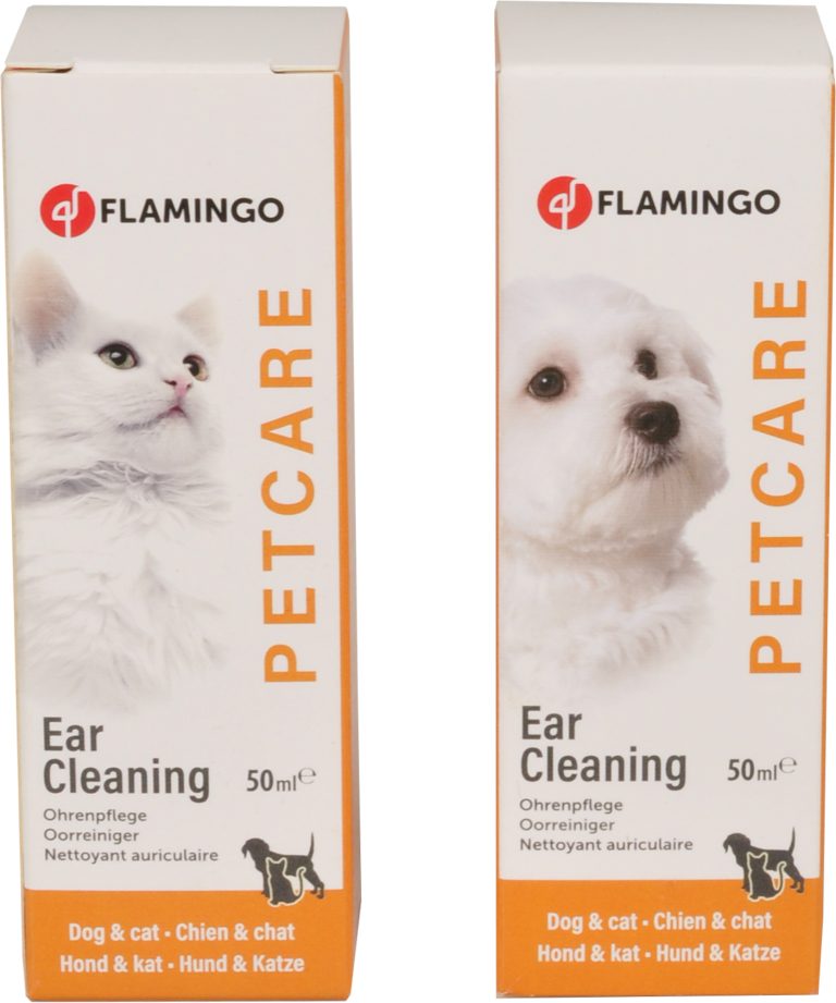 Tekočina za či&scaron;čenje u&scaron;es 50ml Flamingo