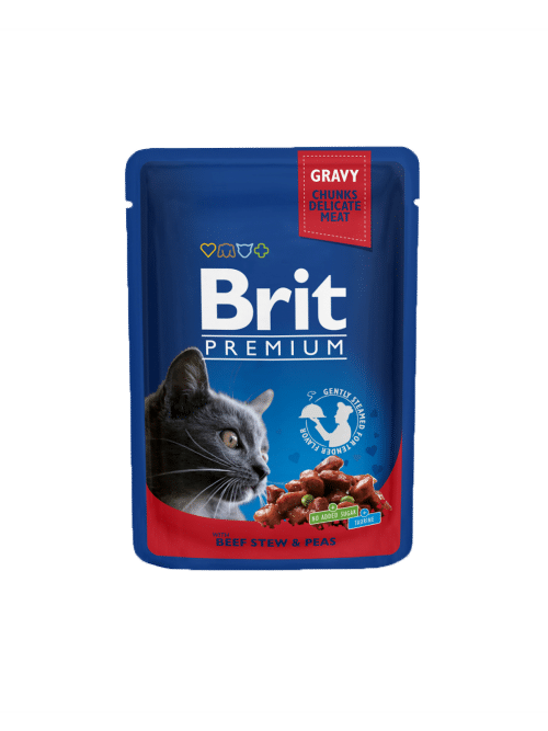 Brit Cat vrečke Govedina 100g