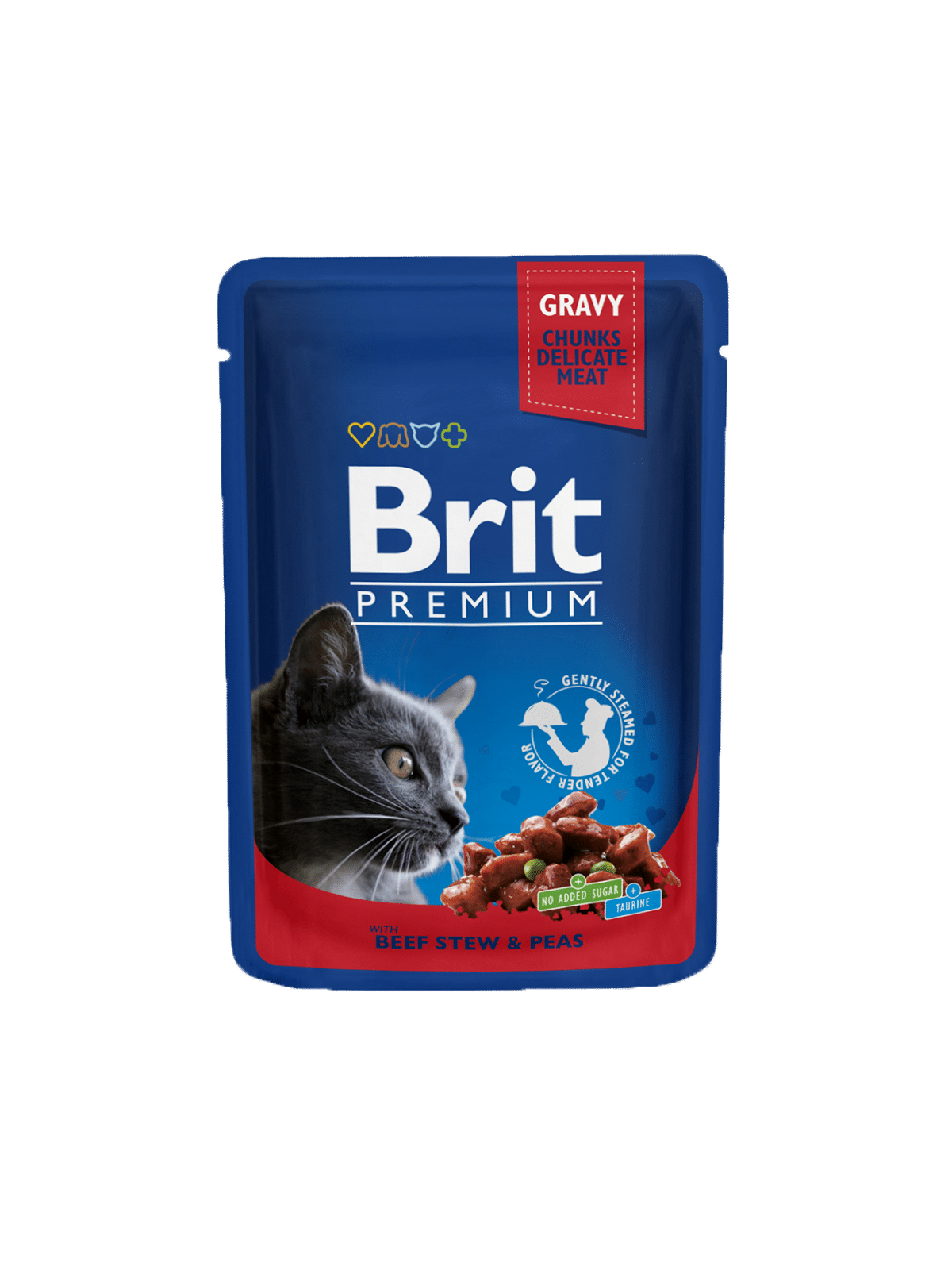 Brit Cat vrečke Govedina 100g