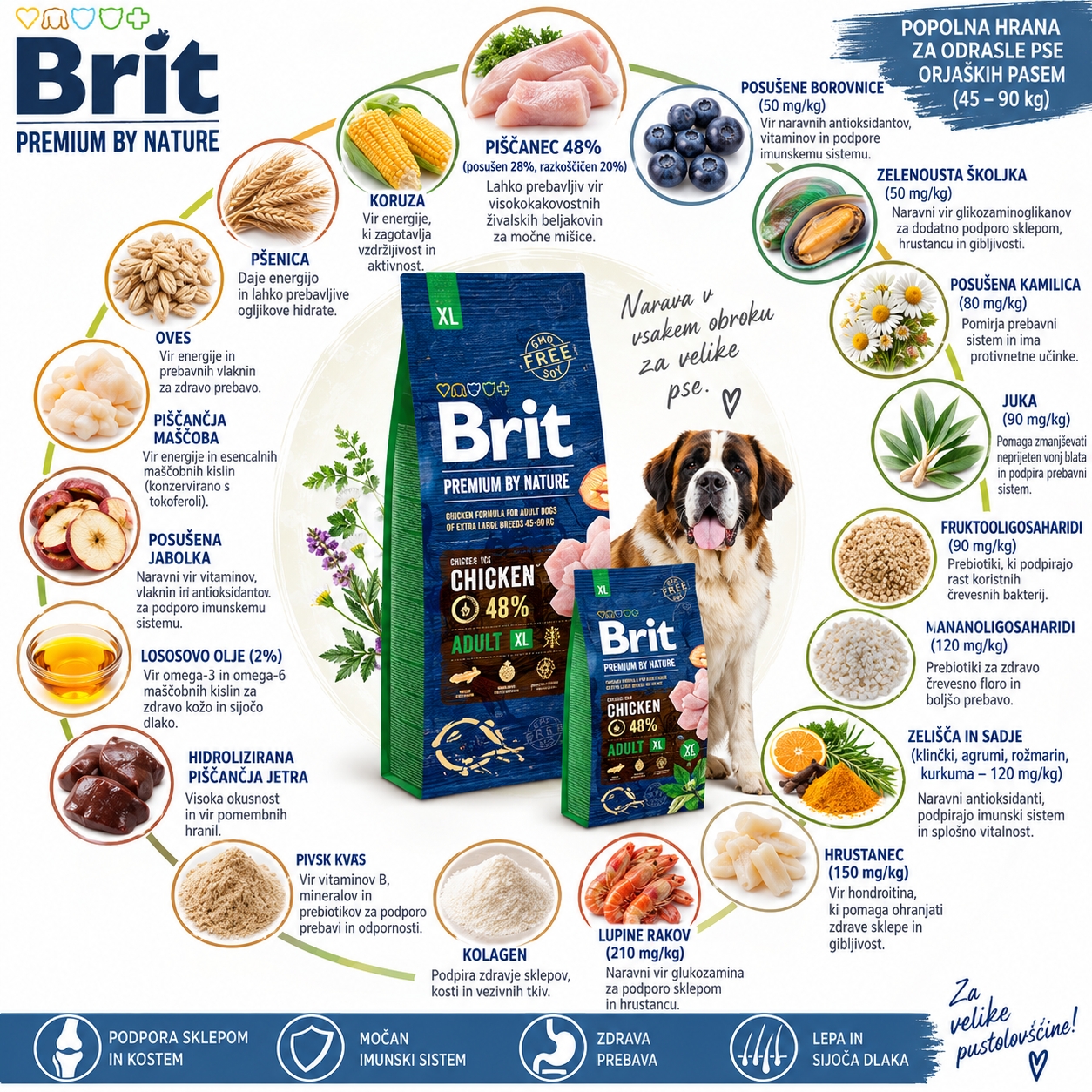 Brit Premium by Nature Adult XL &ndash; pi&scaron;čanec