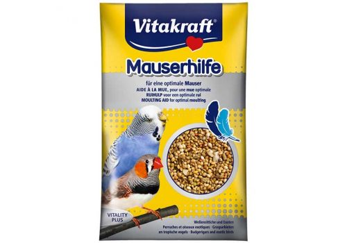 Vitakraft Mauserhilfe za male papige in eksote 20g