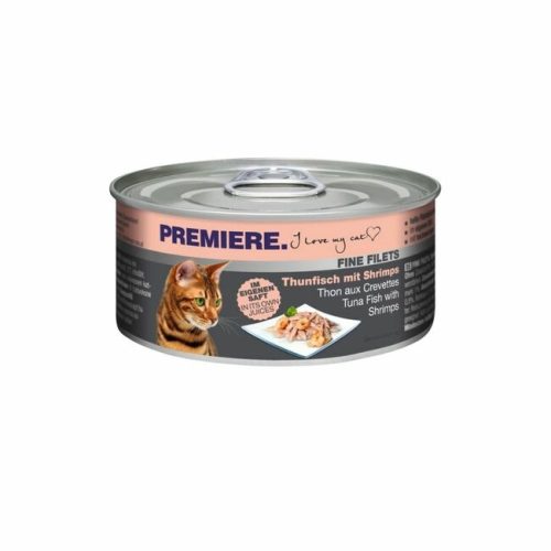 Premiere Cat File tuna in kozice 80 g konzerva