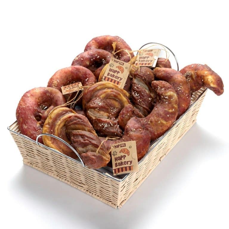 Priboljšek za pse pekovska košarica 16 kosov Happet