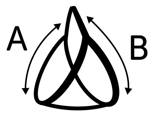 Odsevna oprsnica za psa Len rumena