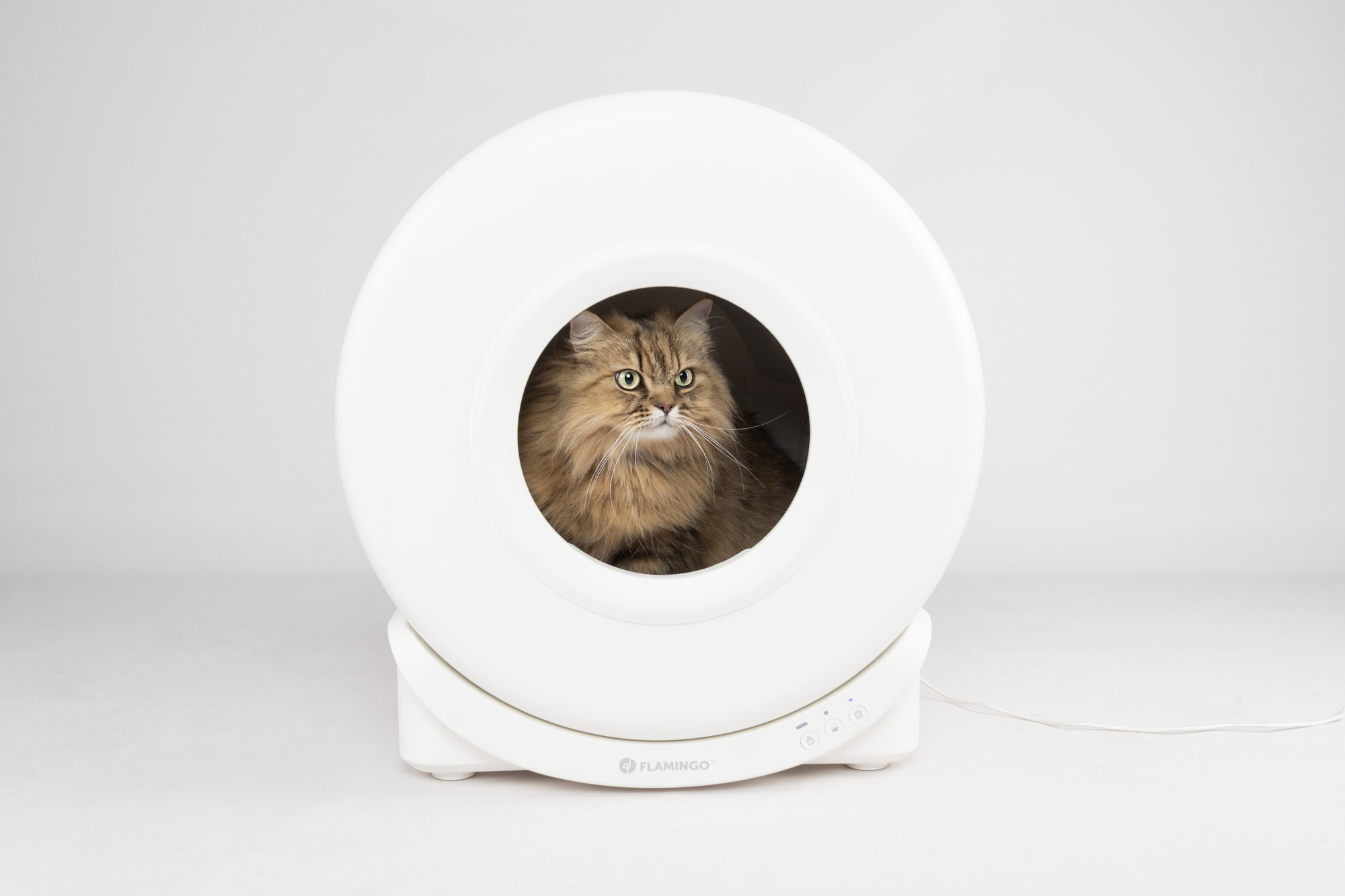 Pametno mačje stranišče Atlas 52 x 49 x 56cm Flamingo