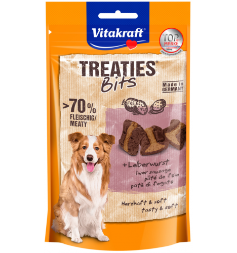 Priboljški za psa z jetrno klobaso 120g Vitakraft