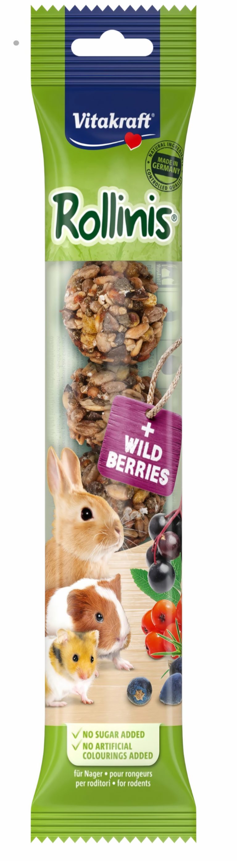 Rollinis žitne krogljice z gozdnimi jagodami