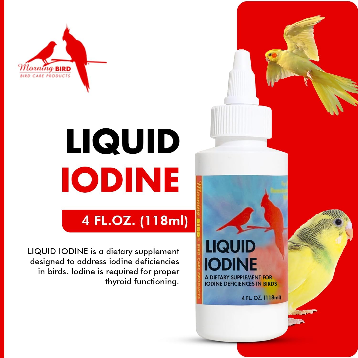 LIQUID IODINE tekoči jod za ptice 118 ml