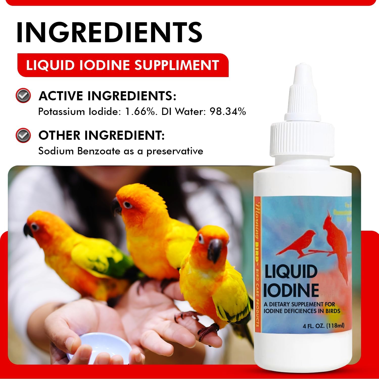 LIQUID IODINE tekoči jod za ptice 118 ml